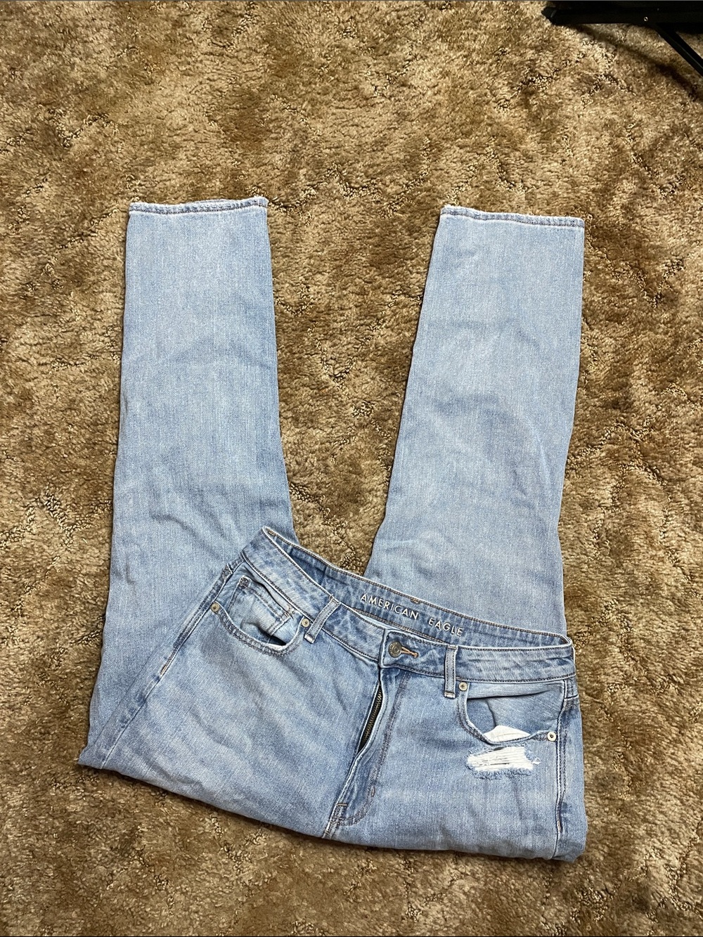 American‎ Eagle Light Wash Mom Jean Size 10 Regular